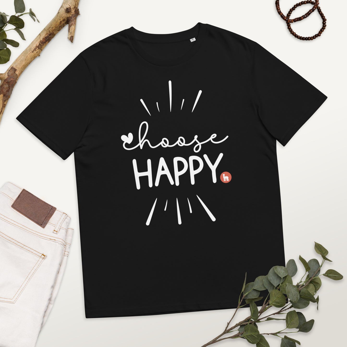 Choose Happy Unisex Organic Cotton T-shirt