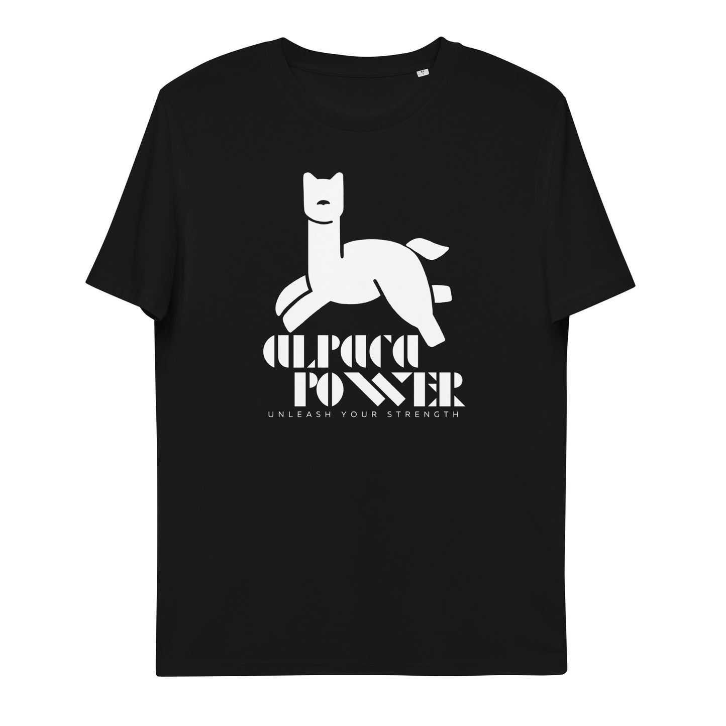 Alpaca Power Unisex Organic Cotton T-shirt