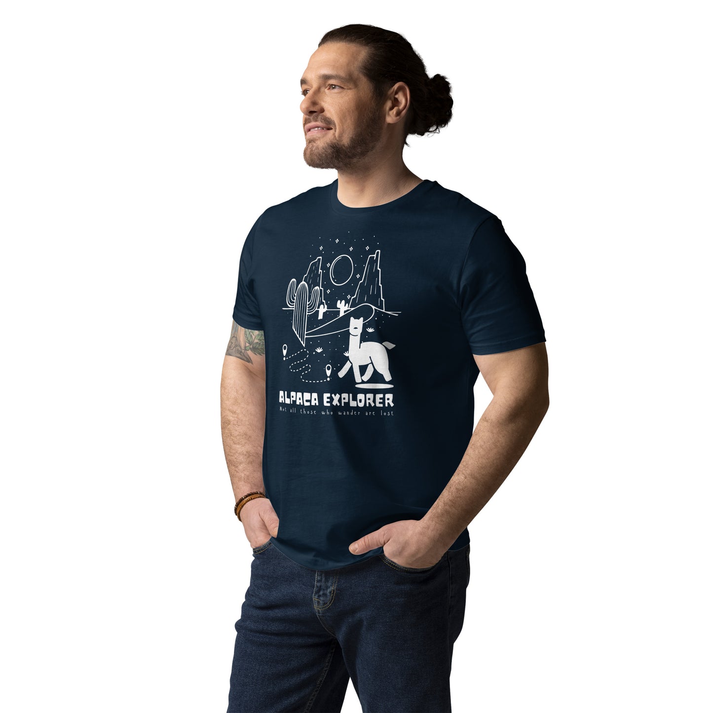 Alpaca Explorer Unisex Organic Cotton T-shirt