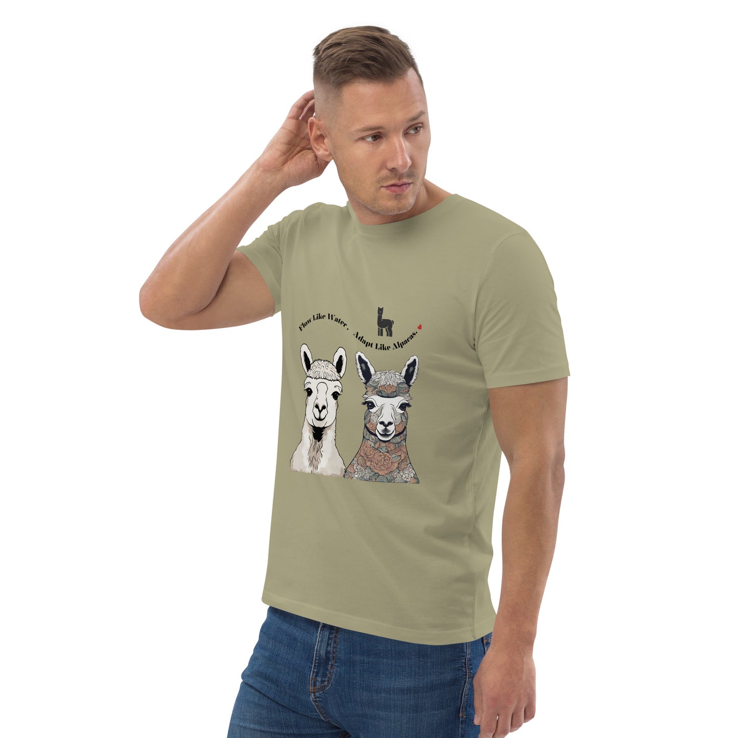Alpaca Flow Unisex Organic Cotton T-shirt