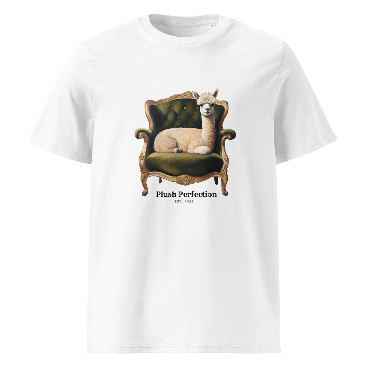 Plush Perfection Alpaca Unisex Organic Cotton T-shirt