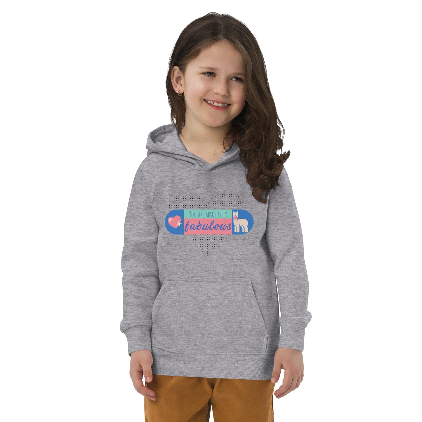 You Are Absolutely Fabulous Kids Eco Hoodie