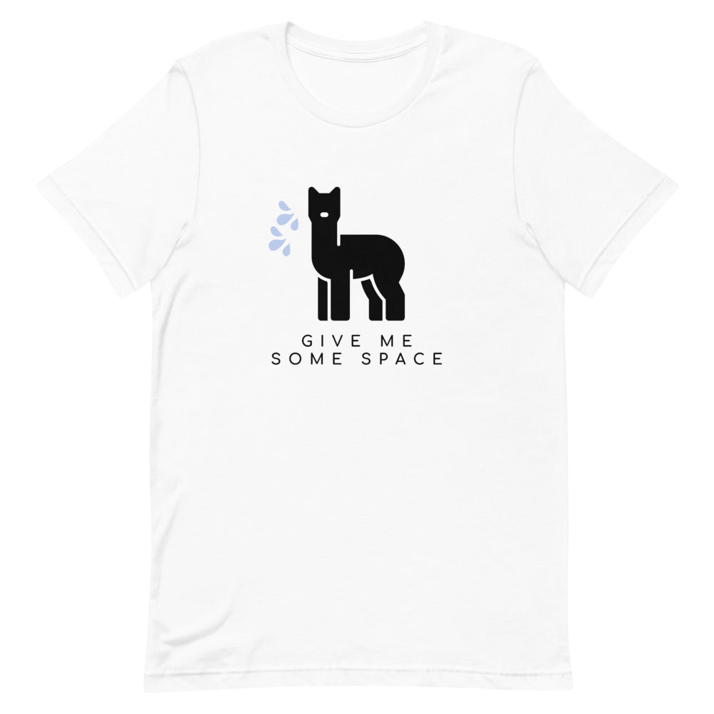 Give Me Some Space Short-Sleeve Unisex T-Shirt | The Therapeutic Alpaca
