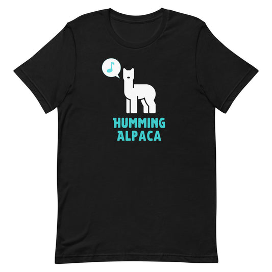 Humming Alpaca Short-Sleeve Unisex T-Shirt