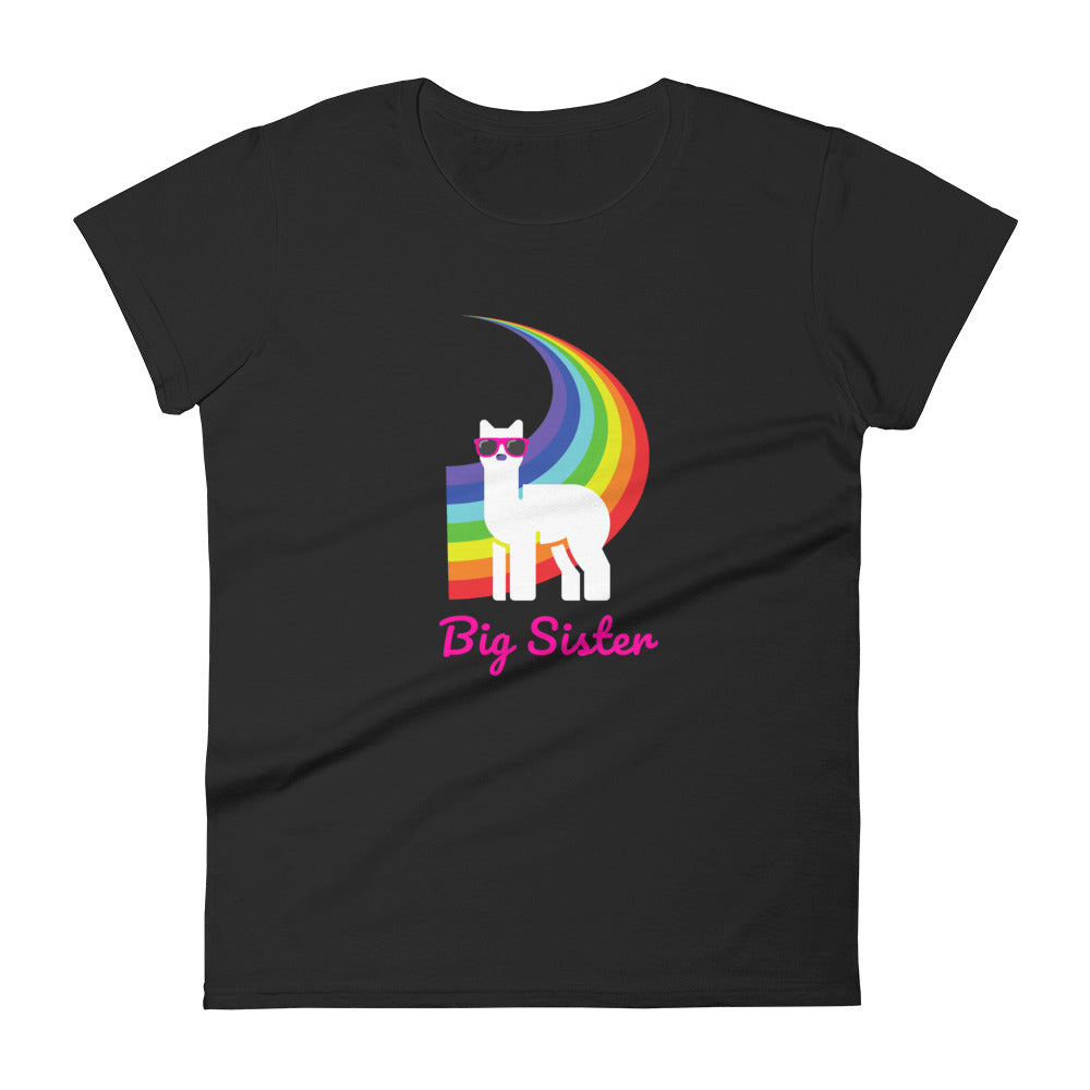 Big Sister Alpaca Women's short sleeve t-shirt | The Therapeutic Alpaca