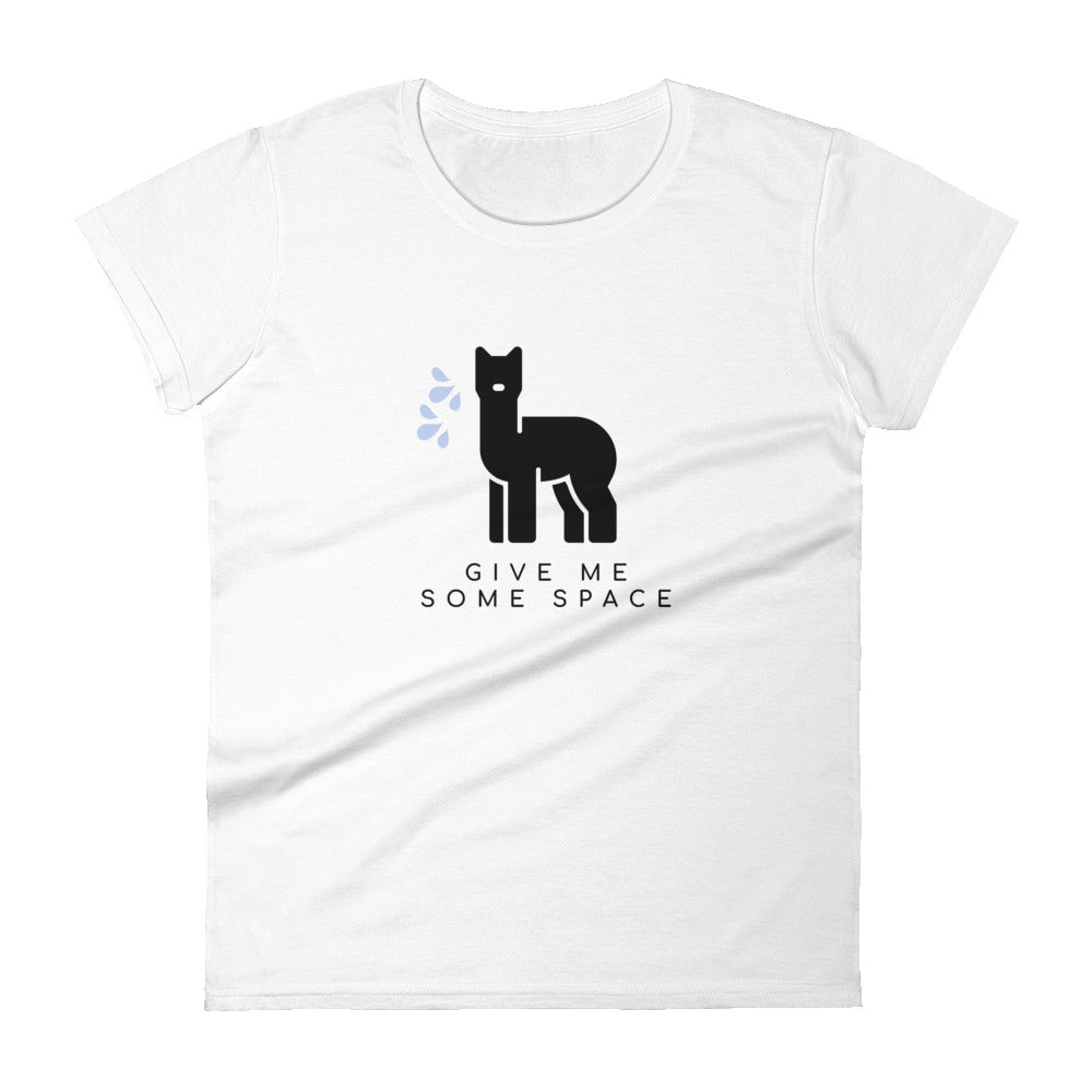 Give Me Some Space Women's short sleeve t-shirt| The Therapeutic Alpaca 