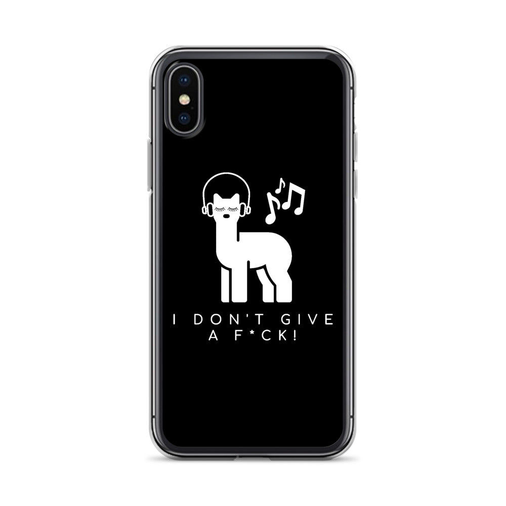 I Dont't Give A F* iPhone Case | The Therapeutic Alpaca