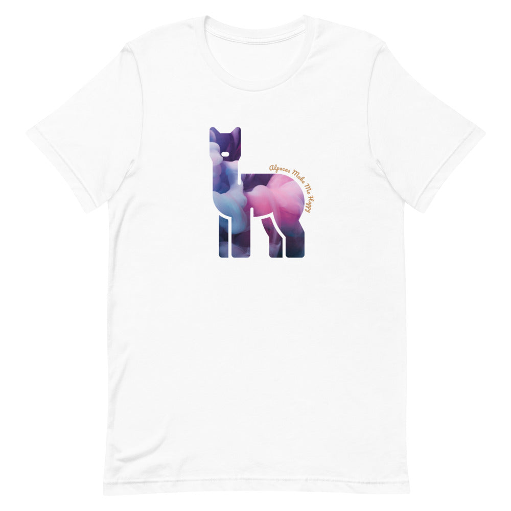 Alpacas Make Me Happy Short-Sleeve Unisex T-Shirt