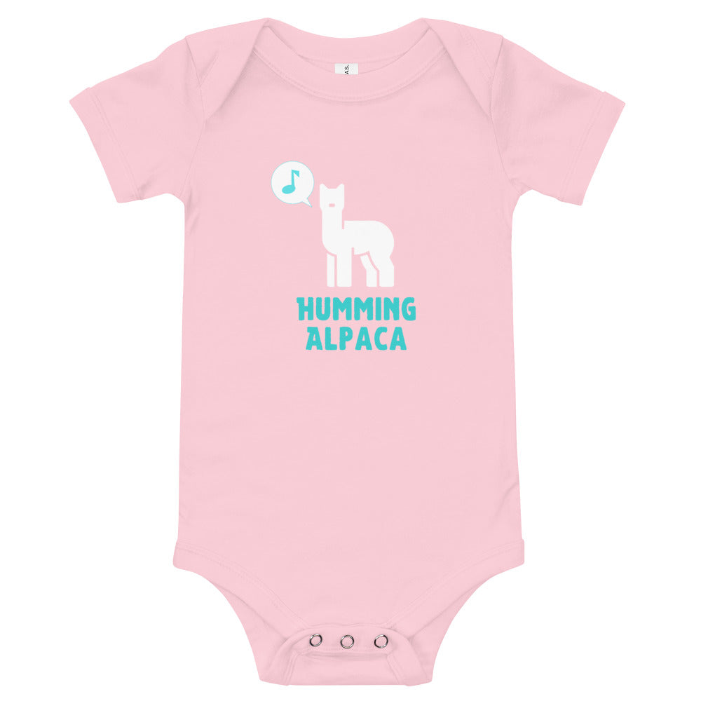 Humming Alpaca Baby One Piece | The Therapeutic Alpaca