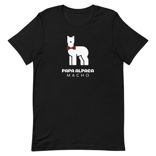 Papa Alpaca Dark Color Short-Sleeve T-Shirt