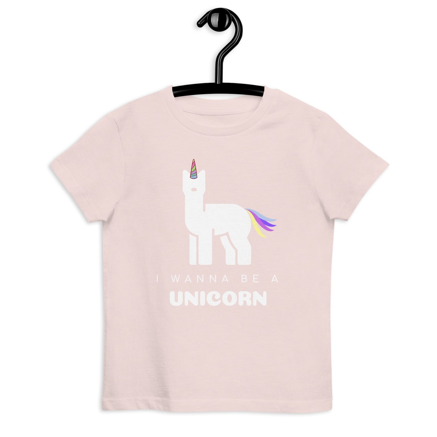 Unicorn Wanna Be Organic Cotton KidsT-shirt