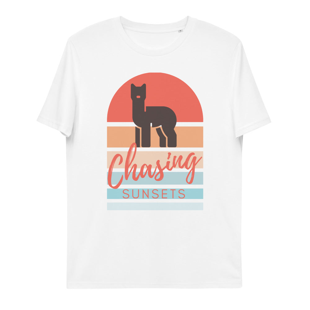 Chasing Sunsets Unisex Organic Cotton T-shirt