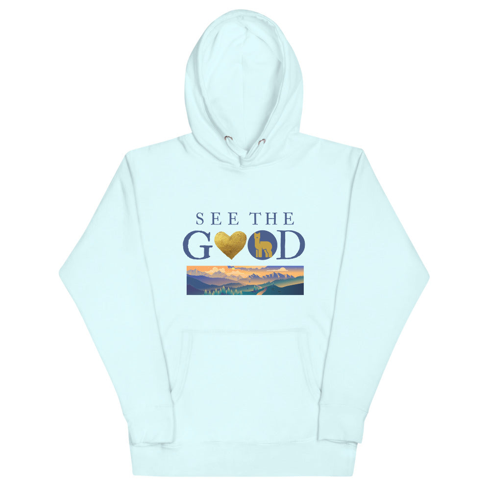 See The Good 100% Cotton Face Unisex Hoodie