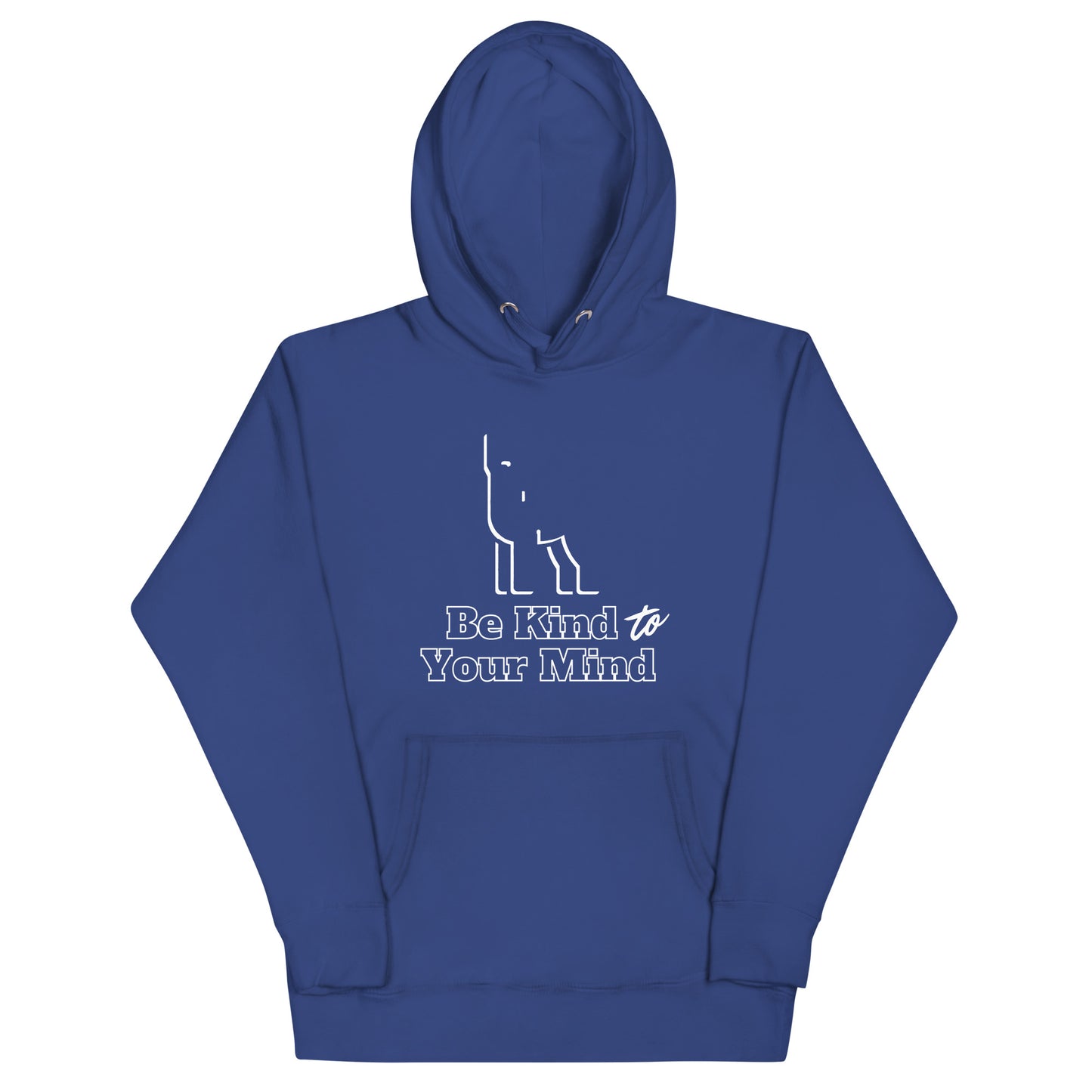 Be Kind To Your Mind 100% Cotton Face Unisex Hoodie