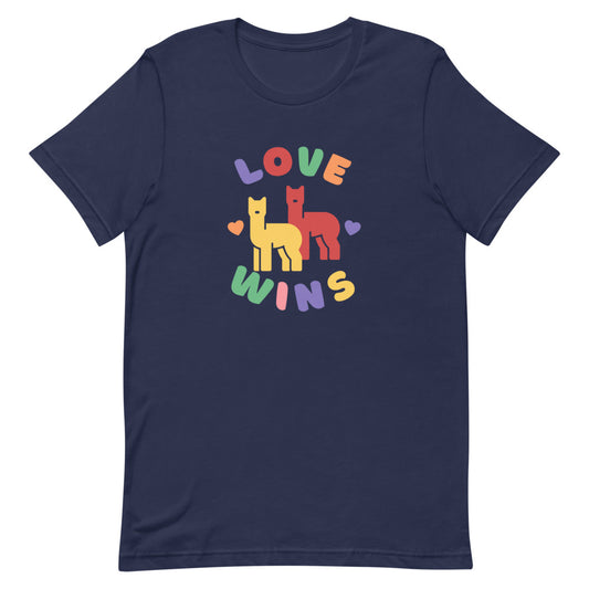 Love Wins Short-Sleeve Unisex T-Shirt
