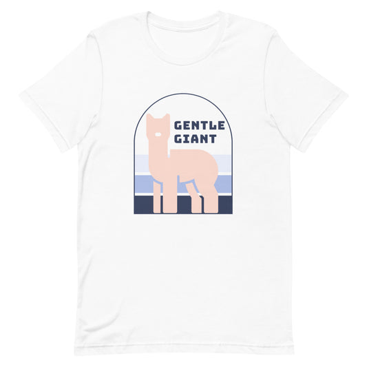 Gentle Giant Alpaca Short-Sleeve Men White T-Shirt