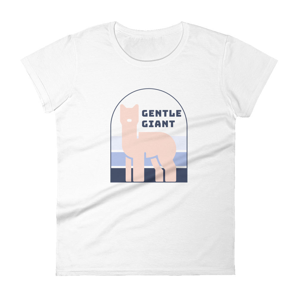 Gentle Giant Alpaca Women's Short Sleeve T-shirt